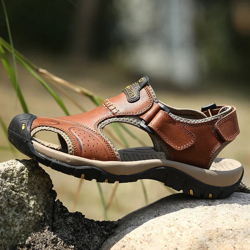 Ergonomic Orthopaedic Men's Sandals for Pain Relief - FlexStep