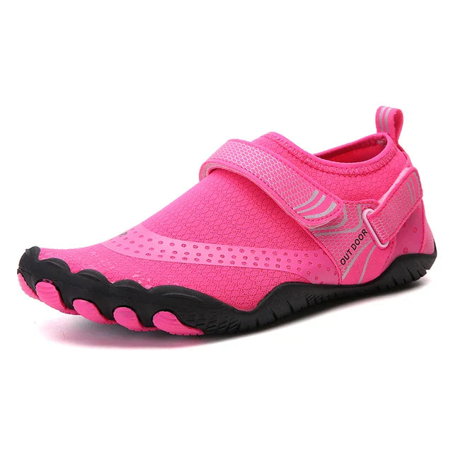Ergonomic Barefoot Shoe with Velcro Strap - EcoStep ComfortWalk