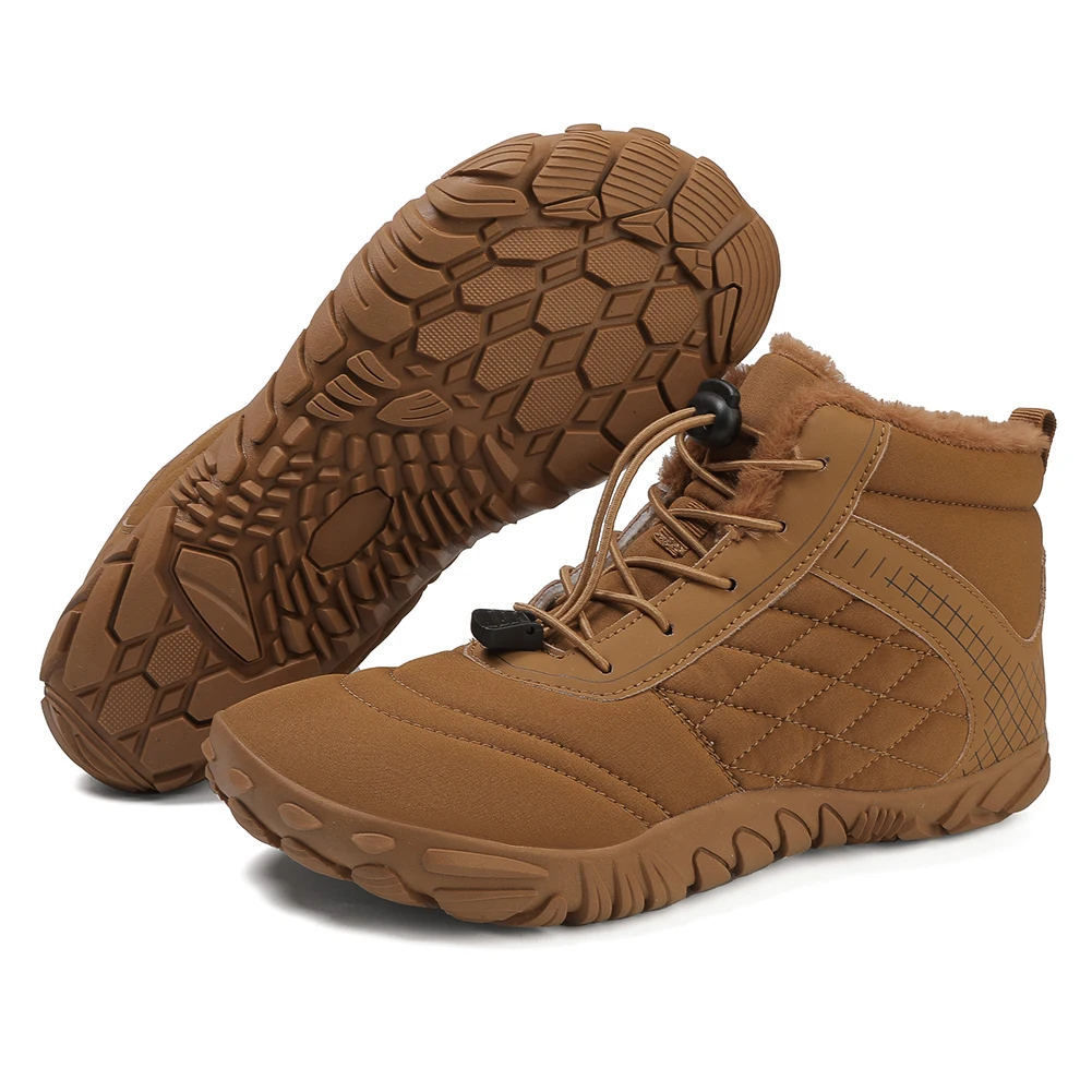 Insulating Winter Barefoot Shoe with Non-Slip Sole - FrostFit