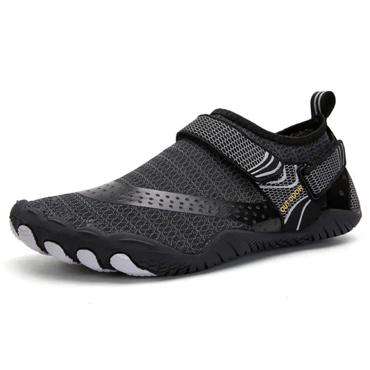 Ergonomic Barefoot Shoe with Velcro Strap - EcoStep ComfortWalk