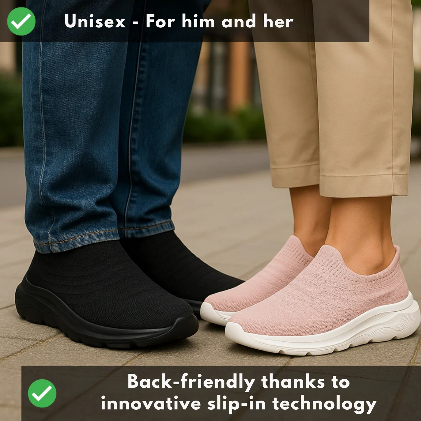 Pain-Free Everyday Hands-Free Slip In Shoe – OrthoSlip Unisex