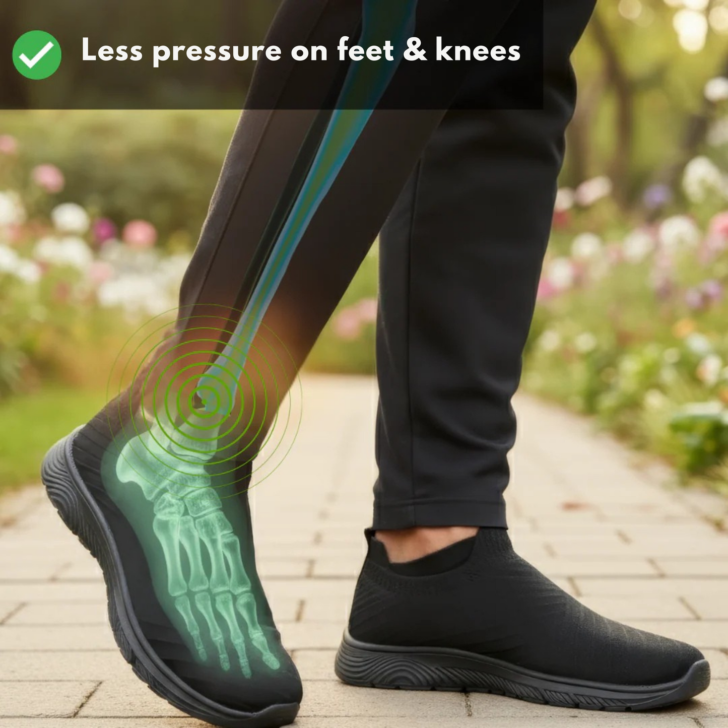1+1 Pain-Free Everyday Hands-Free Slip In Shoe – OrthoSlip Unisex