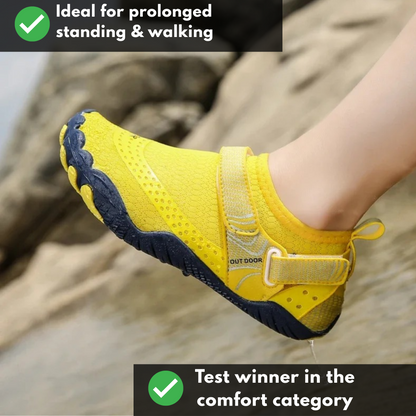 Ergonomic Barefoot Shoe with Velcro Strap - EcoStep ComfortWalk