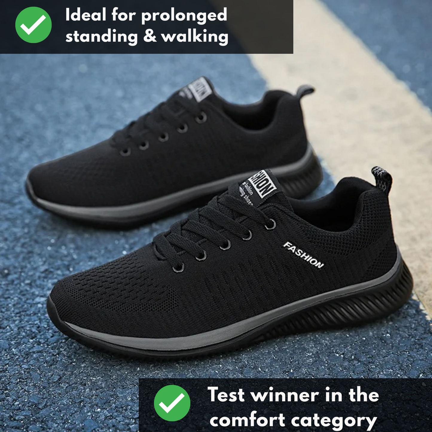 Comfortable everyday shoe with style & relief – OrthoForm Unisex