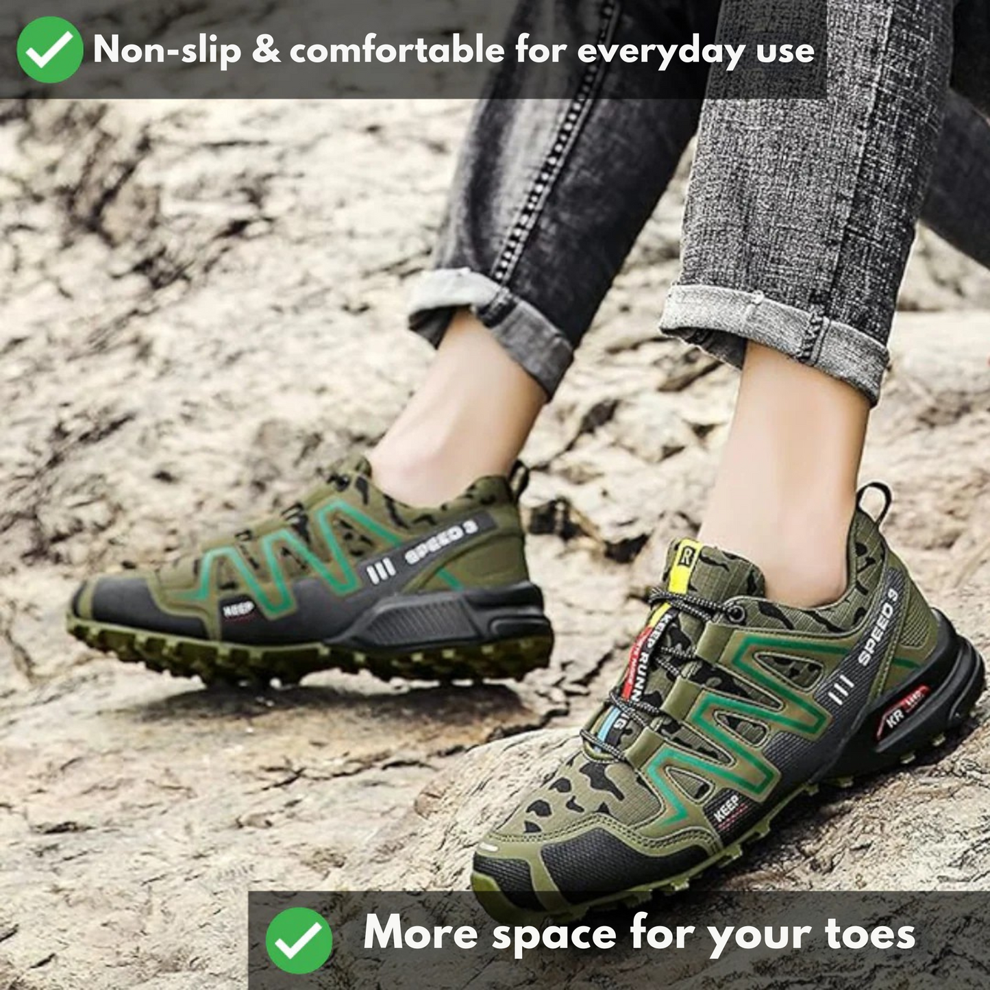 Orthopaedic Running & Hiking Shoe - TerraGrip - Unisex