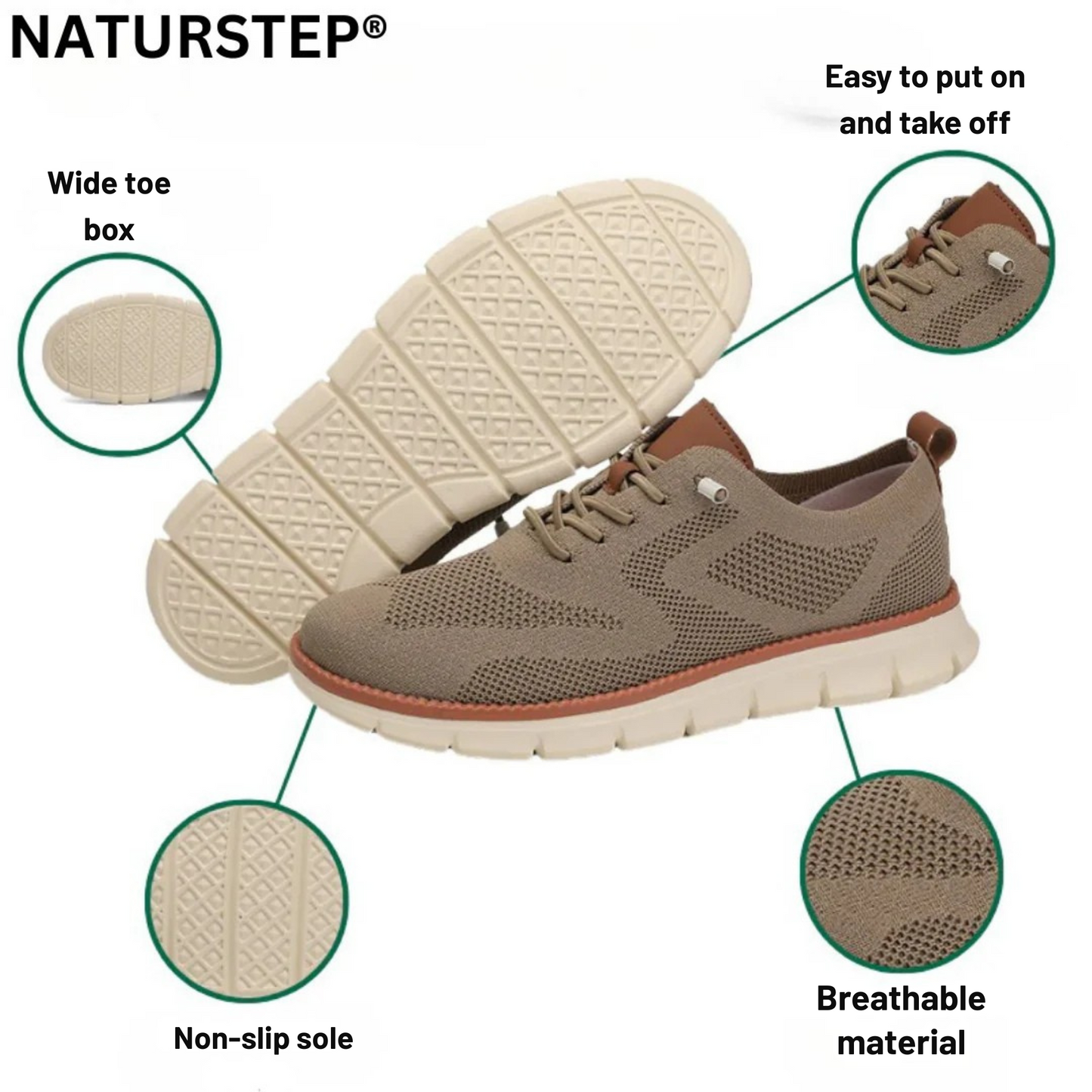 Pain-free everyday shoe for work & leisure – EaseLine Pro