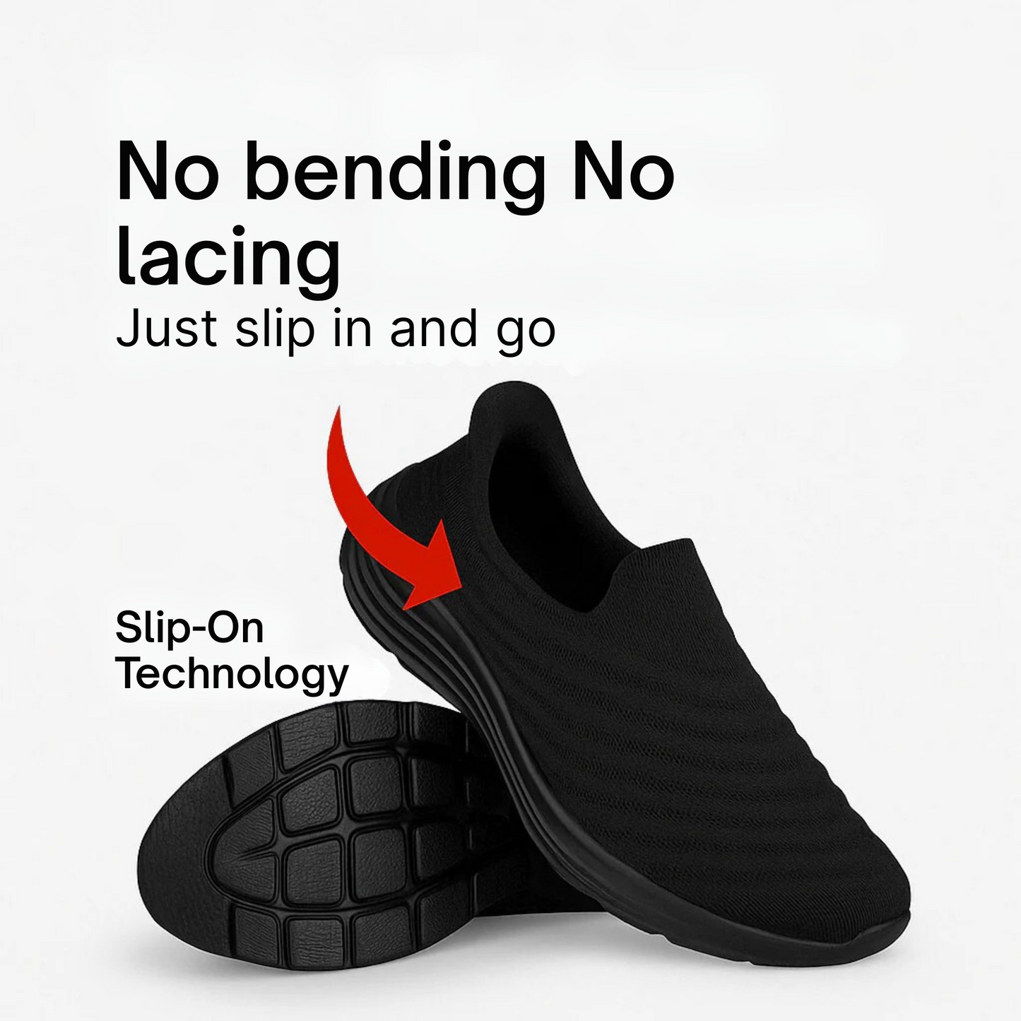 Pain-Free Everyday Slip In Shoe – Hands-Free Slip Ins